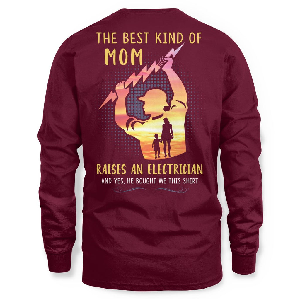 Awesome Electrician's Mom-Hoodie - grunx260804-0068