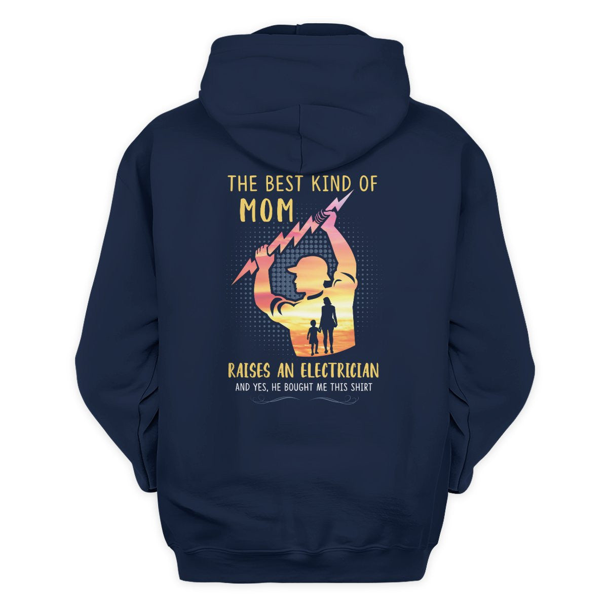 Awesome Electrician's Mom-Hoodie - grunx260804-0068