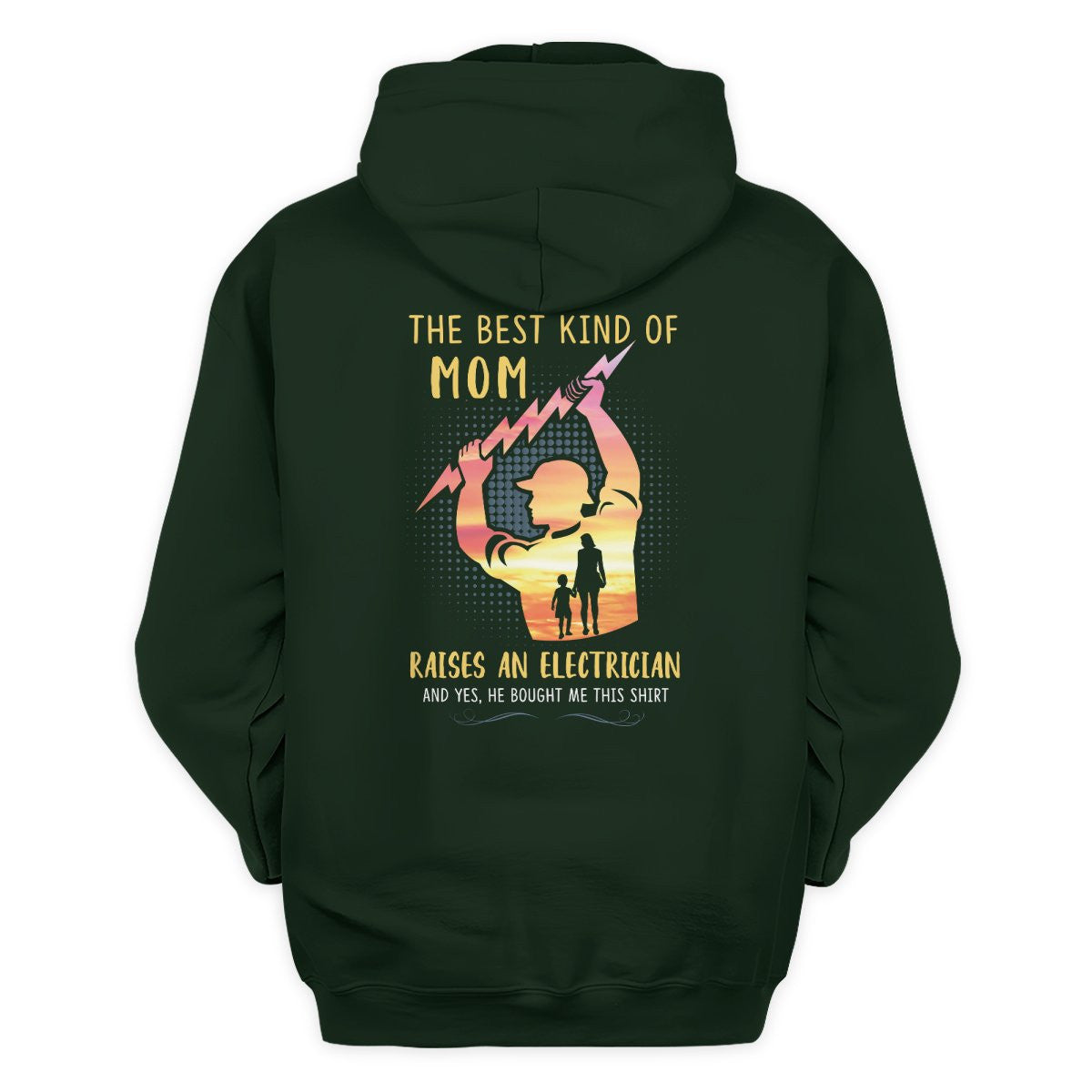 Awesome Electrician's Mom-Hoodie - grunx260804-0068
