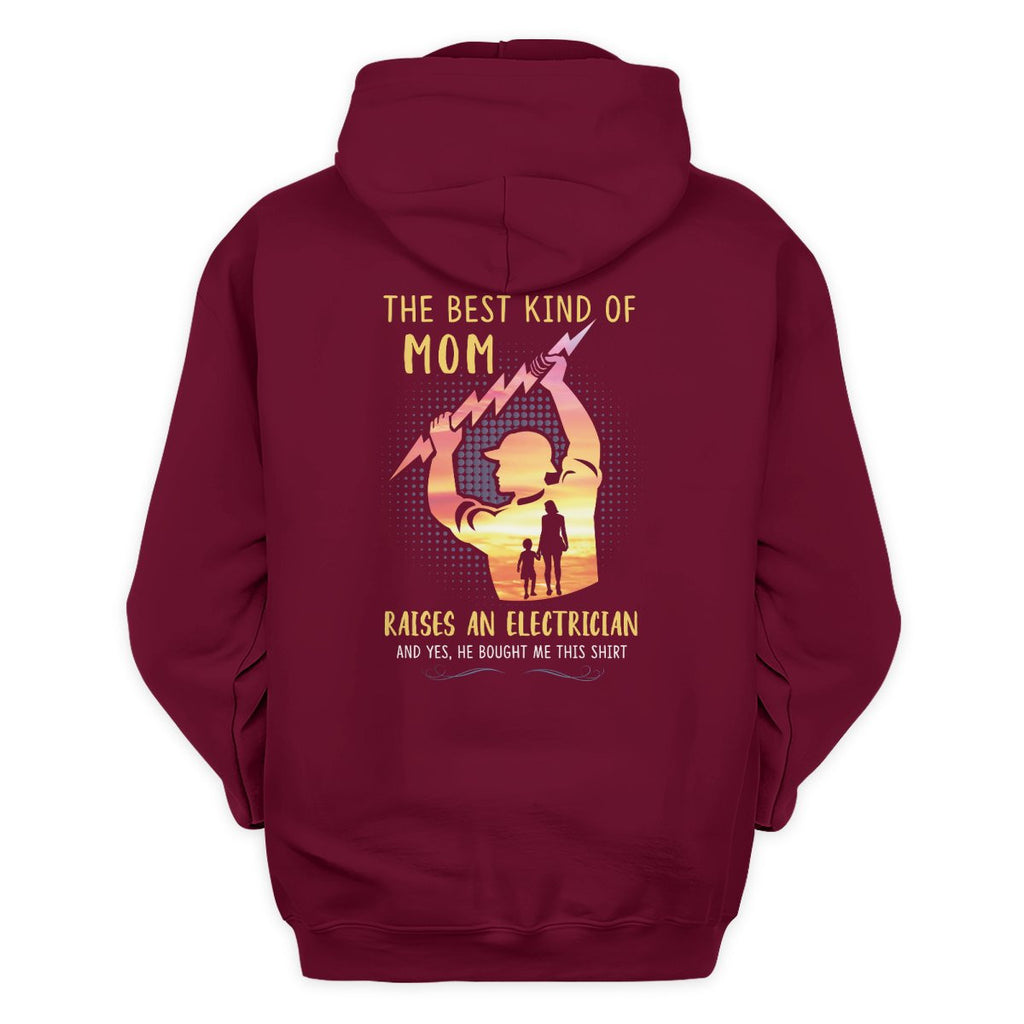 Awesome Electrician's Mom-Hoodie - grunx260804-0068