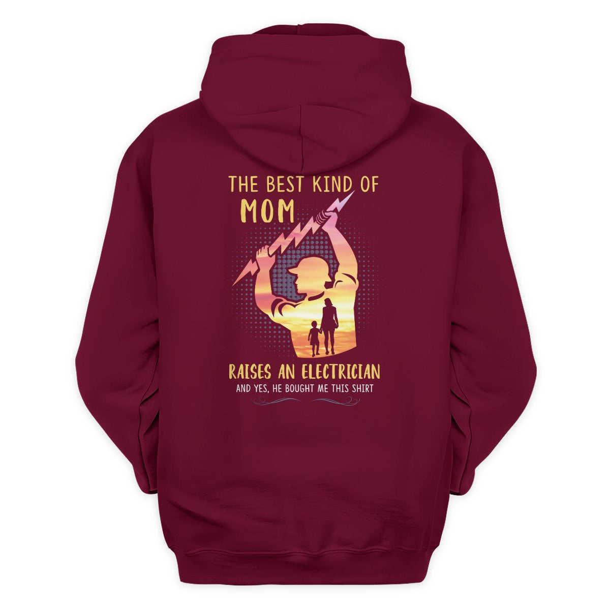 Awesome Electrician's Mom-Hoodie - grunx260804-0068
