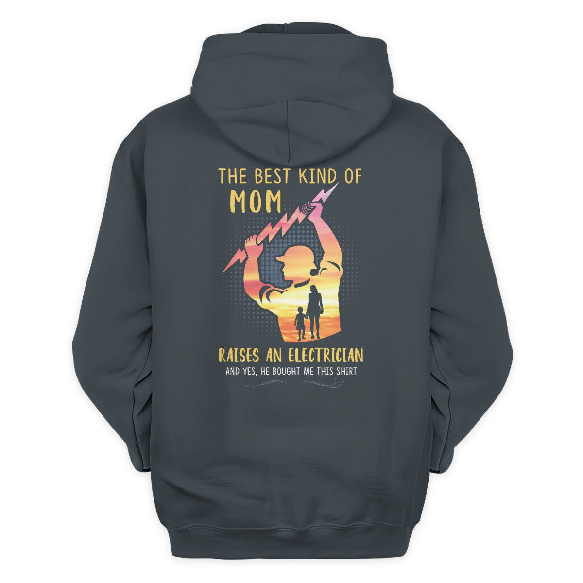 Awesome Electrician's Mom-Hoodie - grunx260804-0068