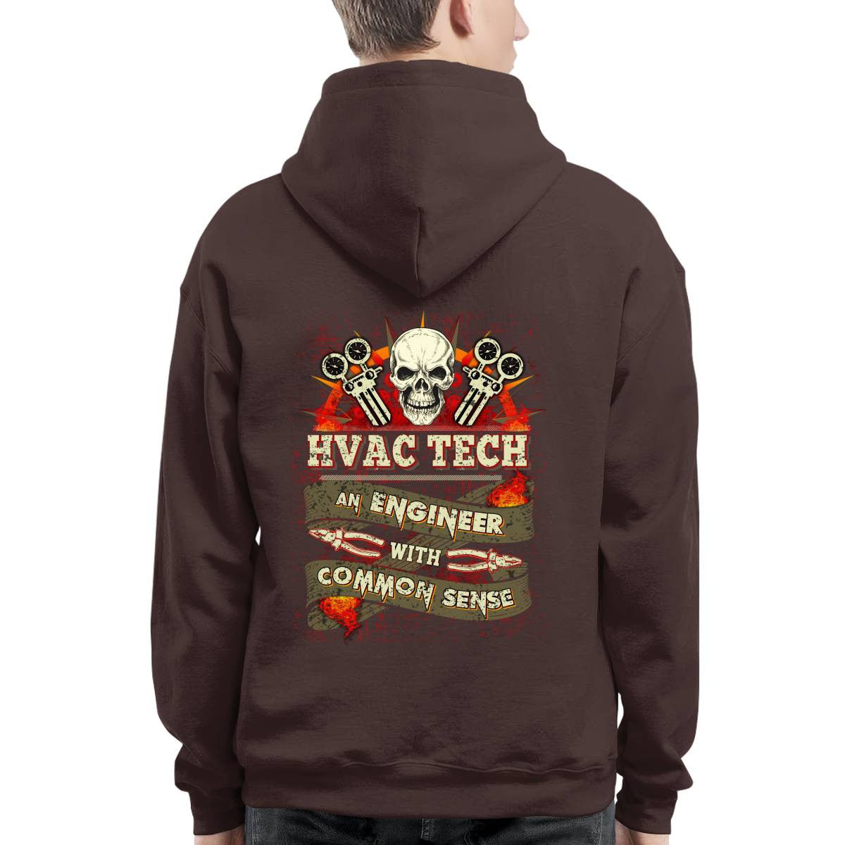 Awesome HVAC Tech an Engineer with common sense-T-shirt - grunx260804-0194
