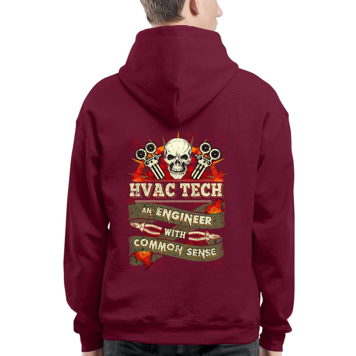 Awesome HVAC Tech an Engineer with common sense-T-shirt - grunx260804-0194