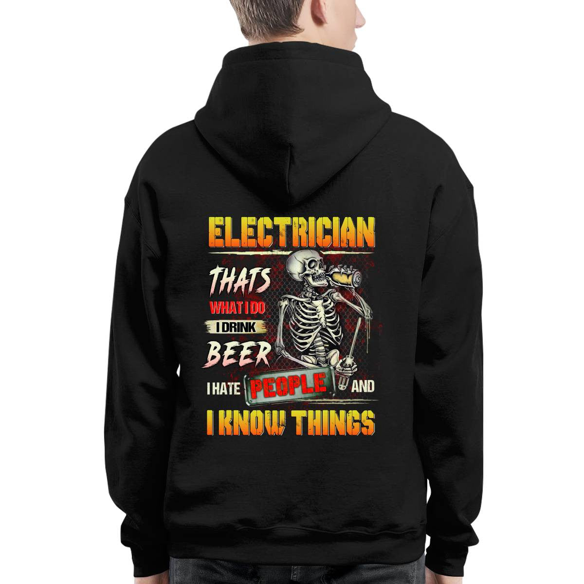 Awesome Electrician-T-shirt - grunx260804-0079