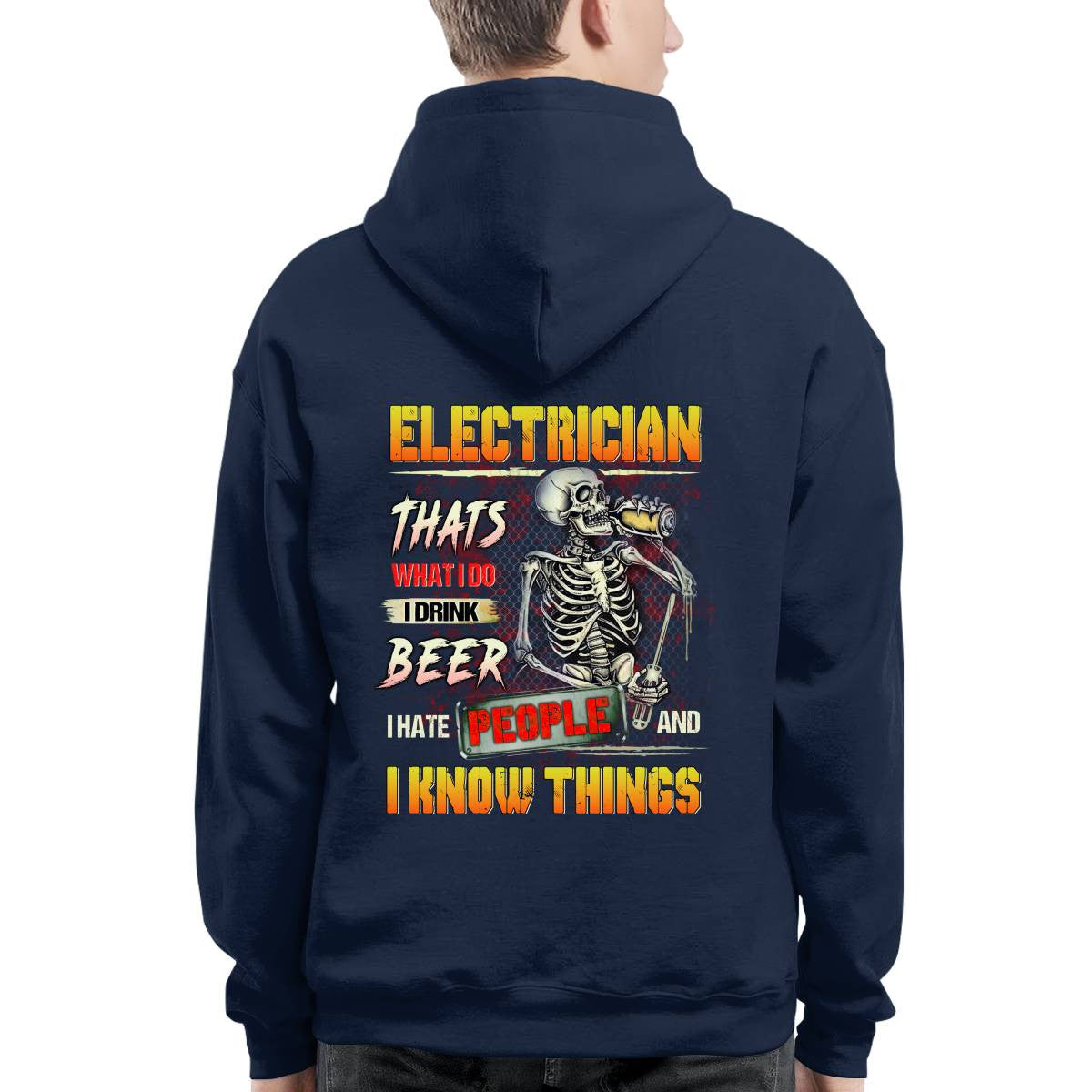 Awesome Electrician-T-shirt - grunx260804-0079