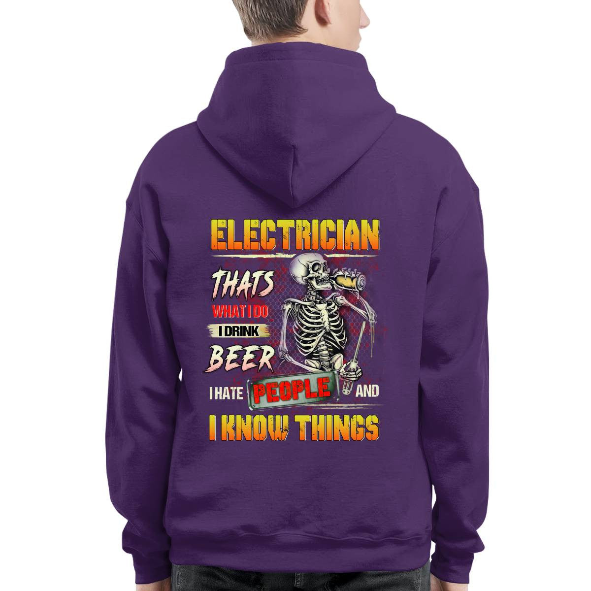 Awesome Electrician-T-shirt - grunx260804-0079