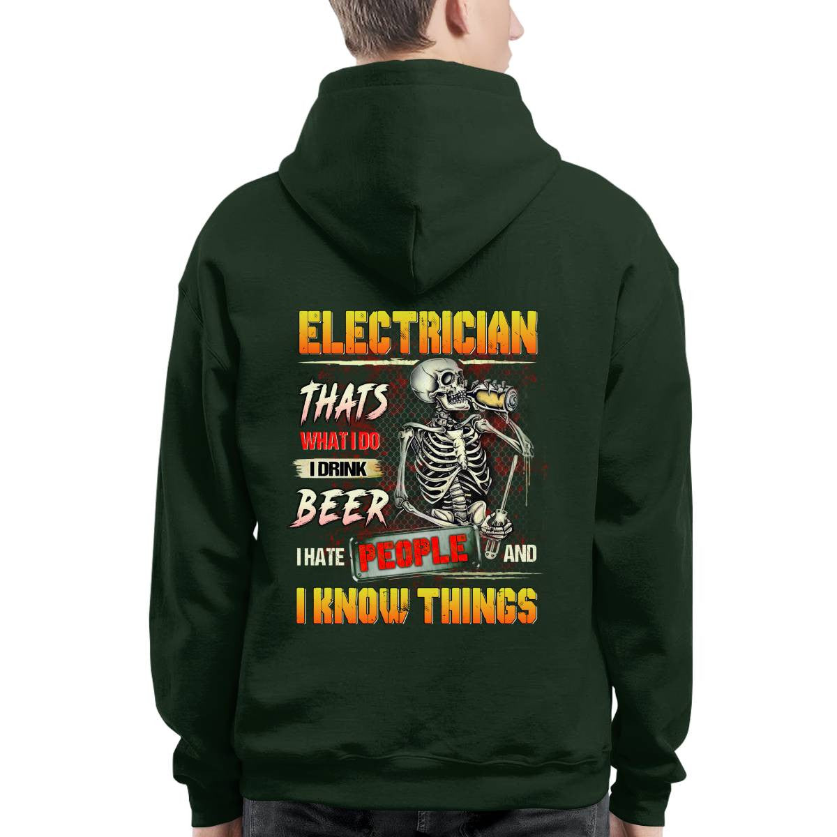 Awesome Electrician-T-shirt - grunx260804-0079