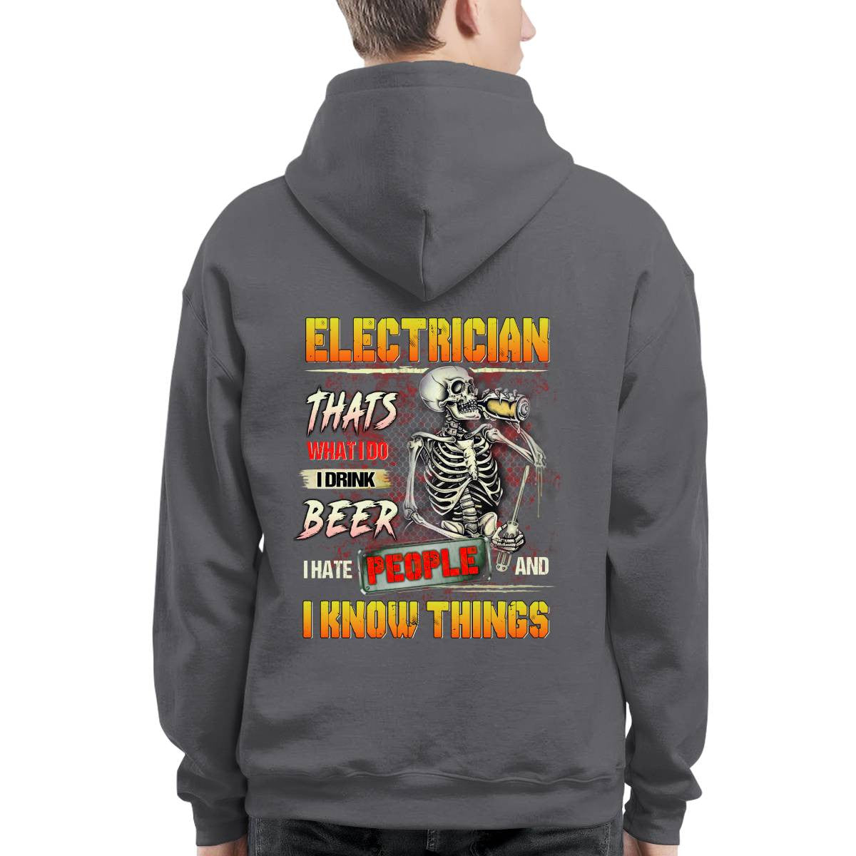Awesome Electrician-T-shirt - grunx260804-0079