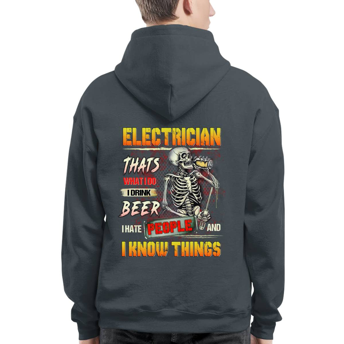 Awesome Electrician-T-shirt - grunx260804-0079
