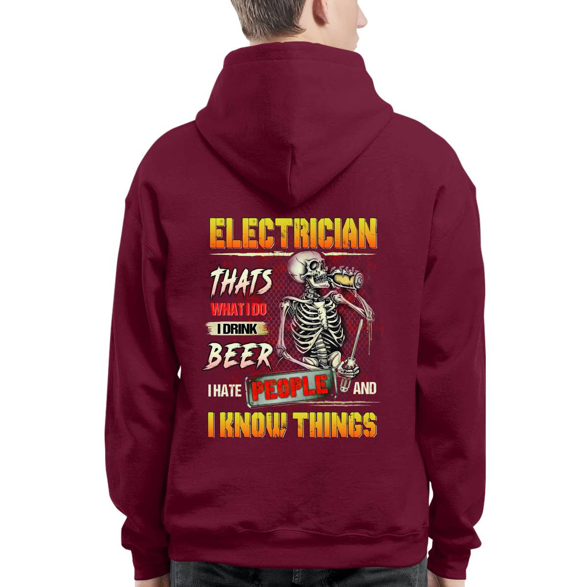 Awesome Electrician-T-shirt - grunx260804-0079