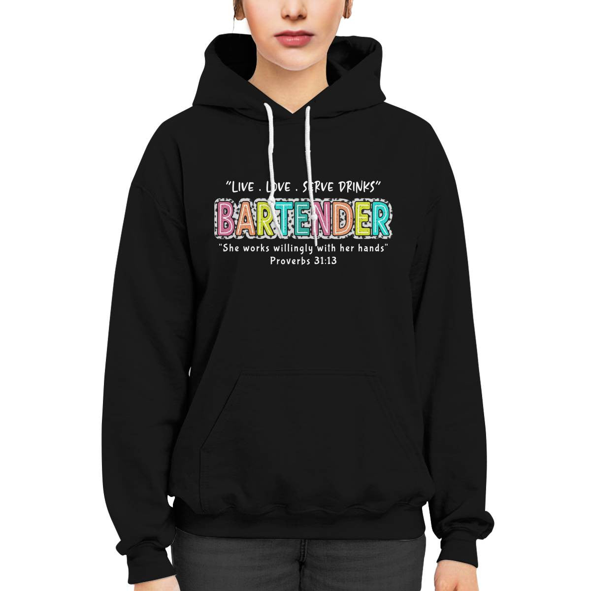 Awesome Bartender-Hoodie - grunx260804-0246