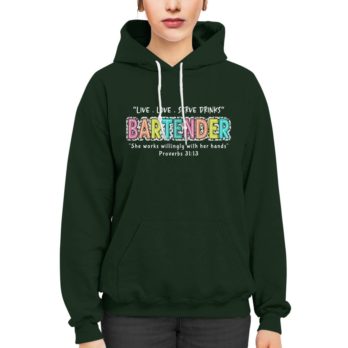 Awesome Bartender-Hoodie - grunx260804-0246