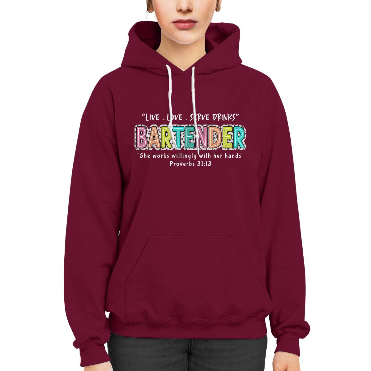 Awesome Bartender-Hoodie - grunx260804-0246