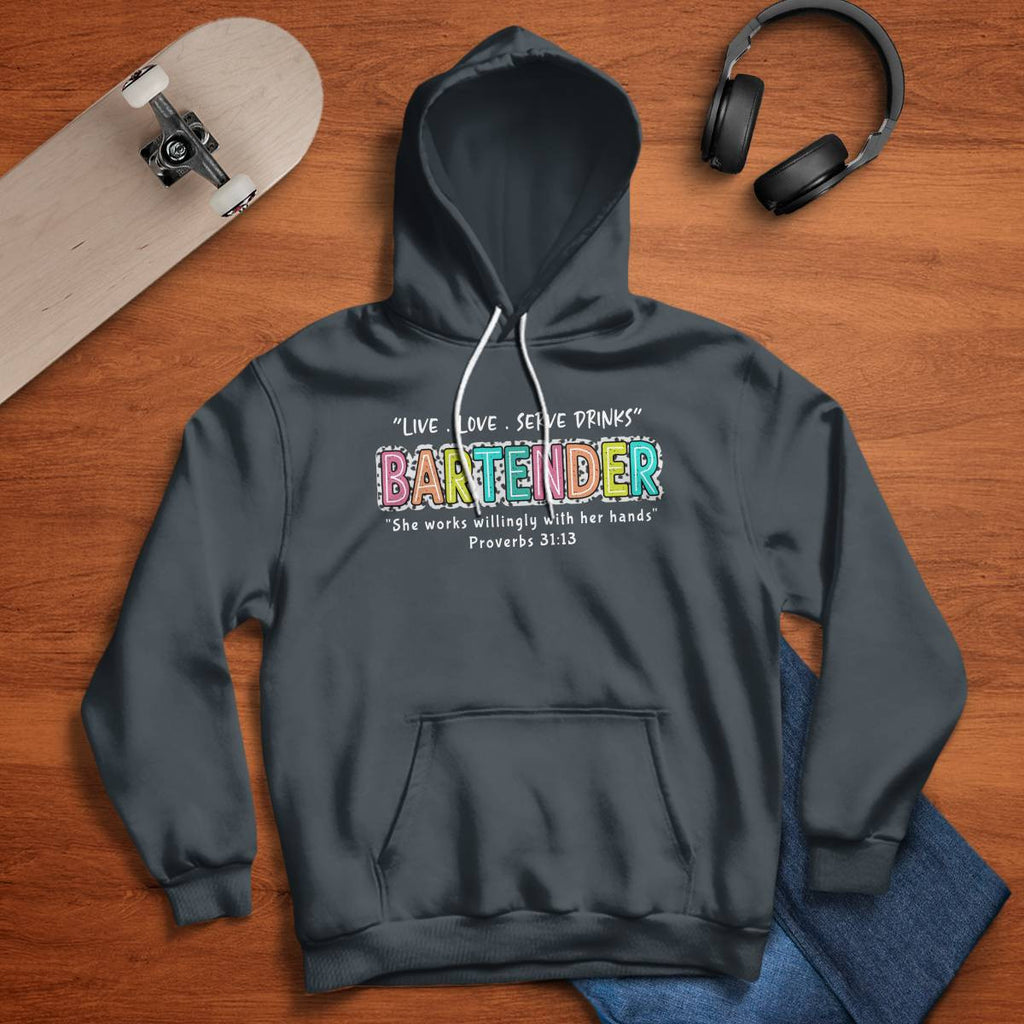 Awesome Bartender-Hoodie - grunx260804-0246