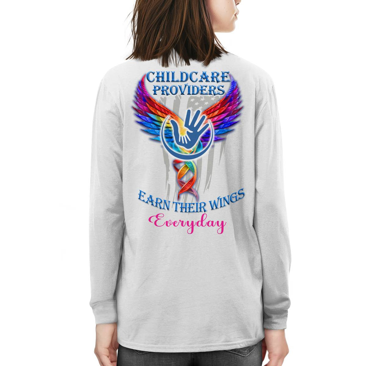 Awesome Childcare Provider -T-shirt-#F120924EARTH16BCHPRZ4
