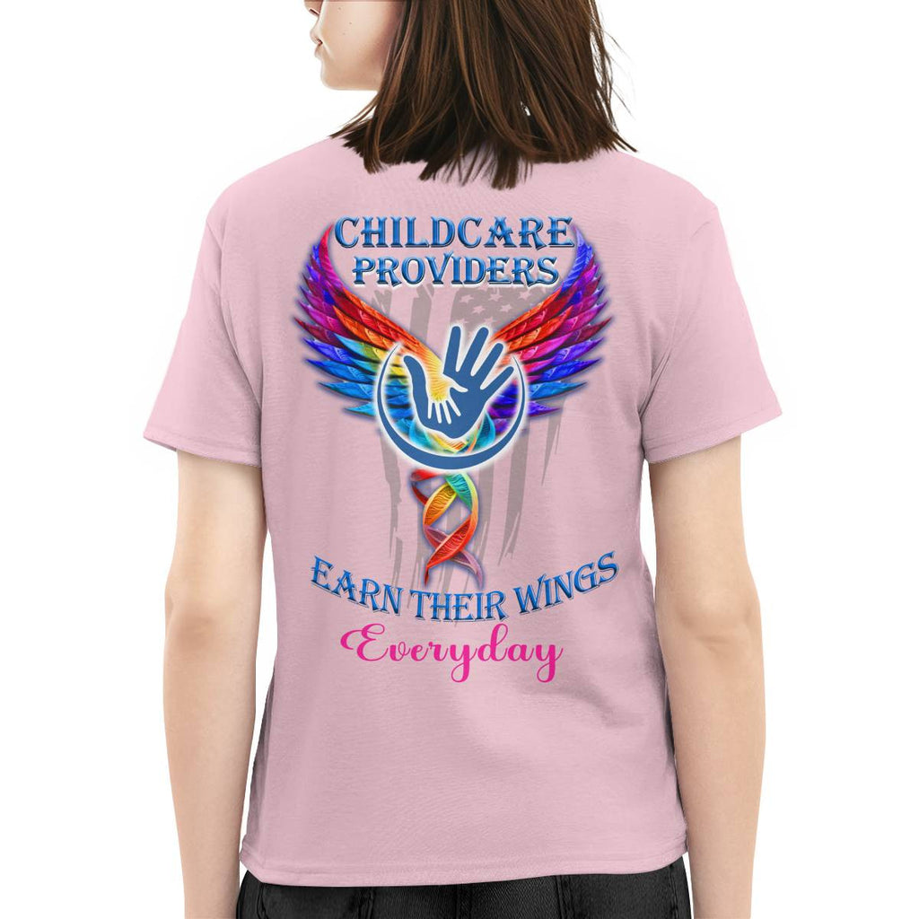 Awesome Childcare Provider -T-shirt-#F120924EARTH16BCHPRZ4