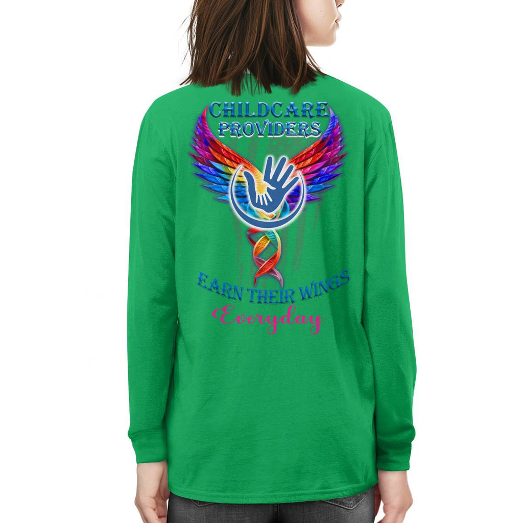 Awesome Childcare Provider -T-shirt-#F120924EARTH16BCHPRZ4