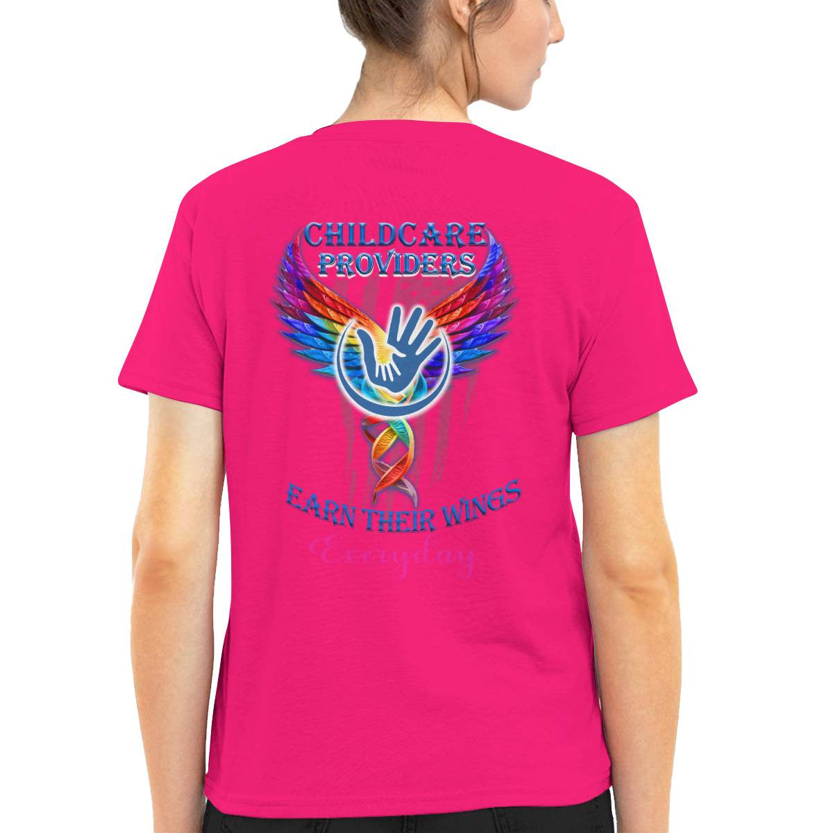 Awesome Childcare Provider -T-shirt-#F120924EARTH16BCHPRZ4