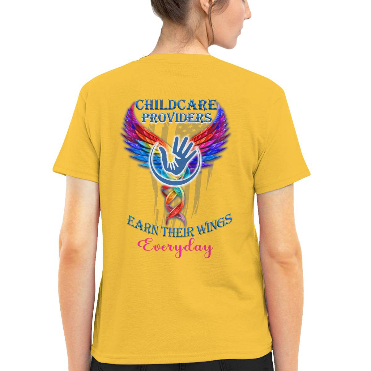 Awesome Childcare Provider -T-shirt-#F120924EARTH16BCHPRZ4