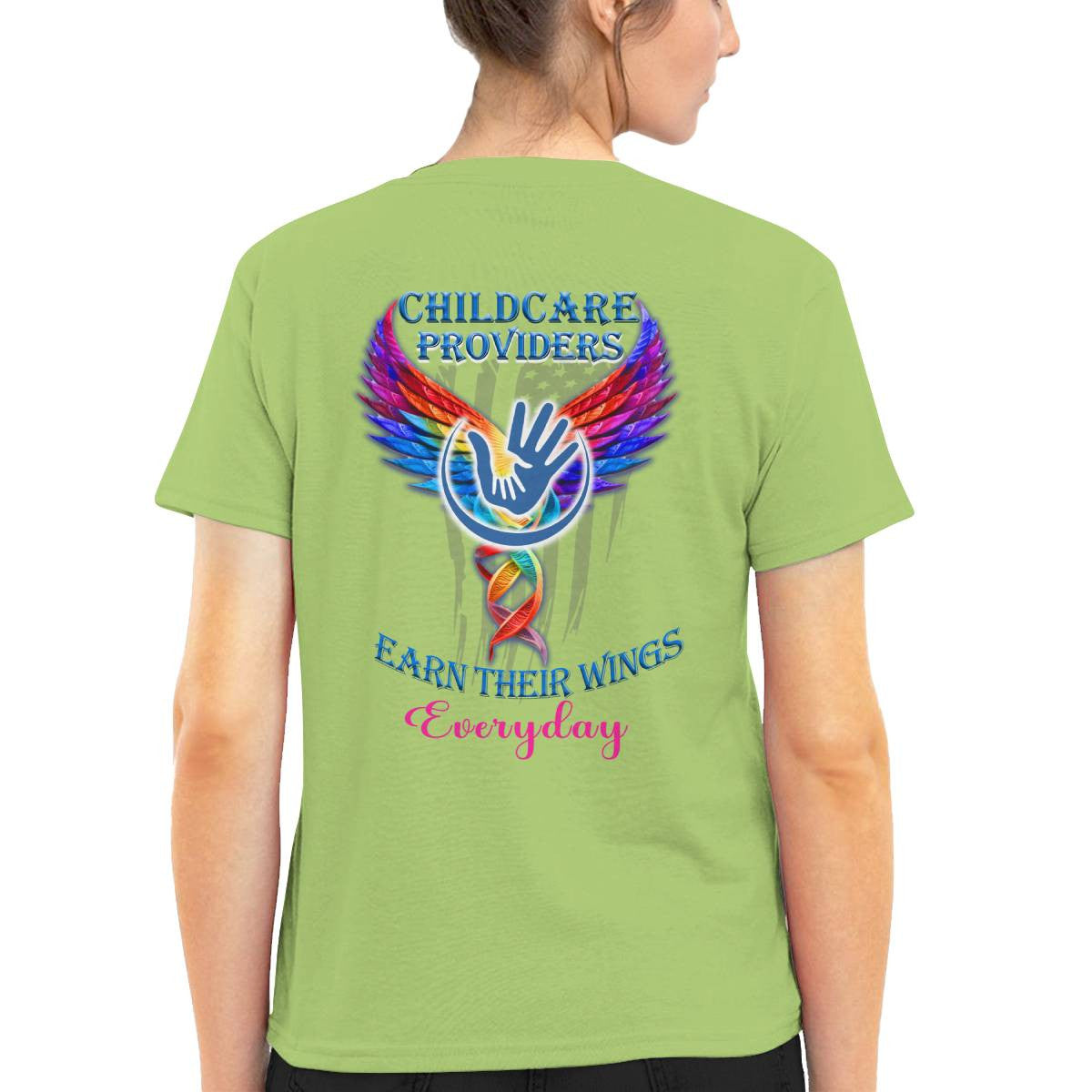 Awesome Childcare Provider -T-shirt-#F120924EARTH16BCHPRZ4