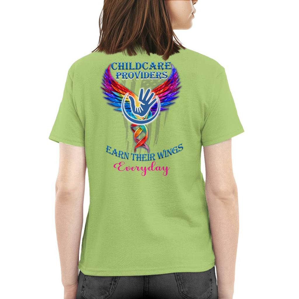 Awesome Childcare Provider -T-shirt-#F120924EARTH16BCHPRZ4