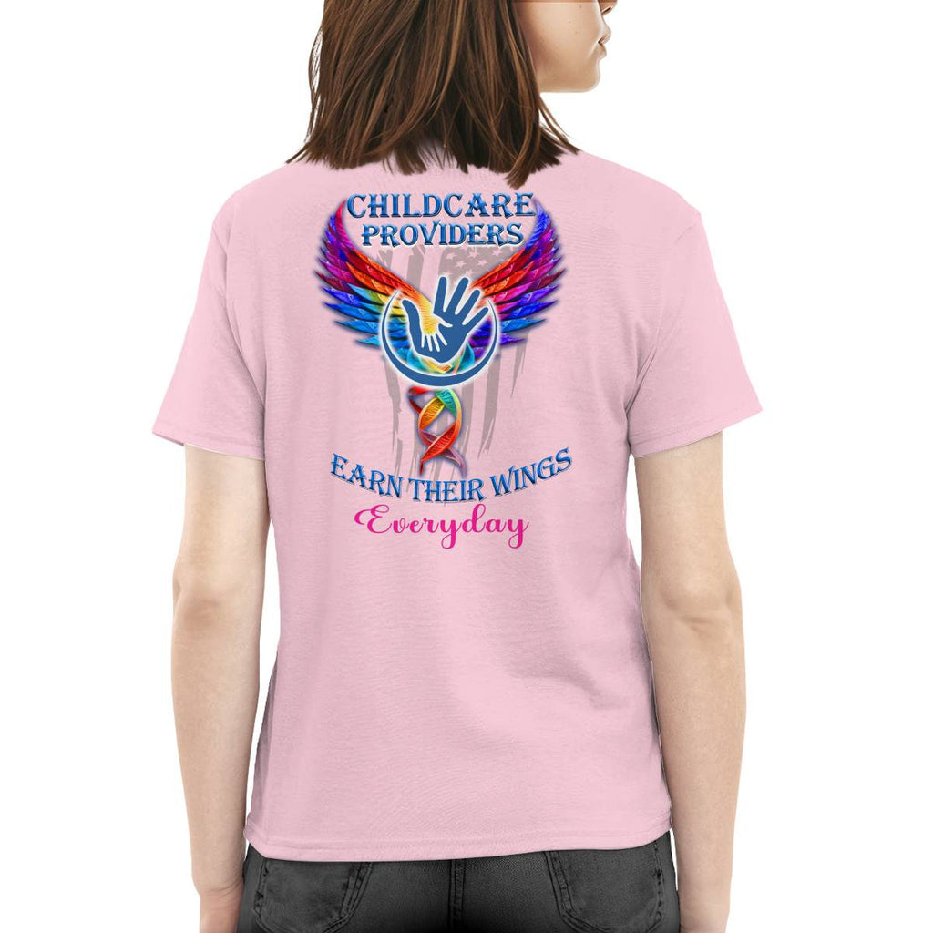 Awesome Childcare Provider -T-shirt-#F120924EARTH16BCHPRZ4