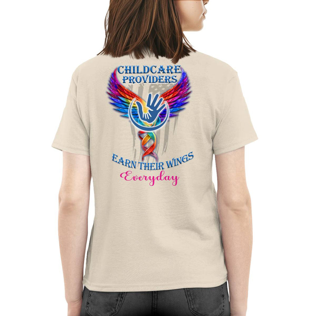 Awesome Childcare Provider -T-shirt-#F120924EARTH16BCHPRZ4