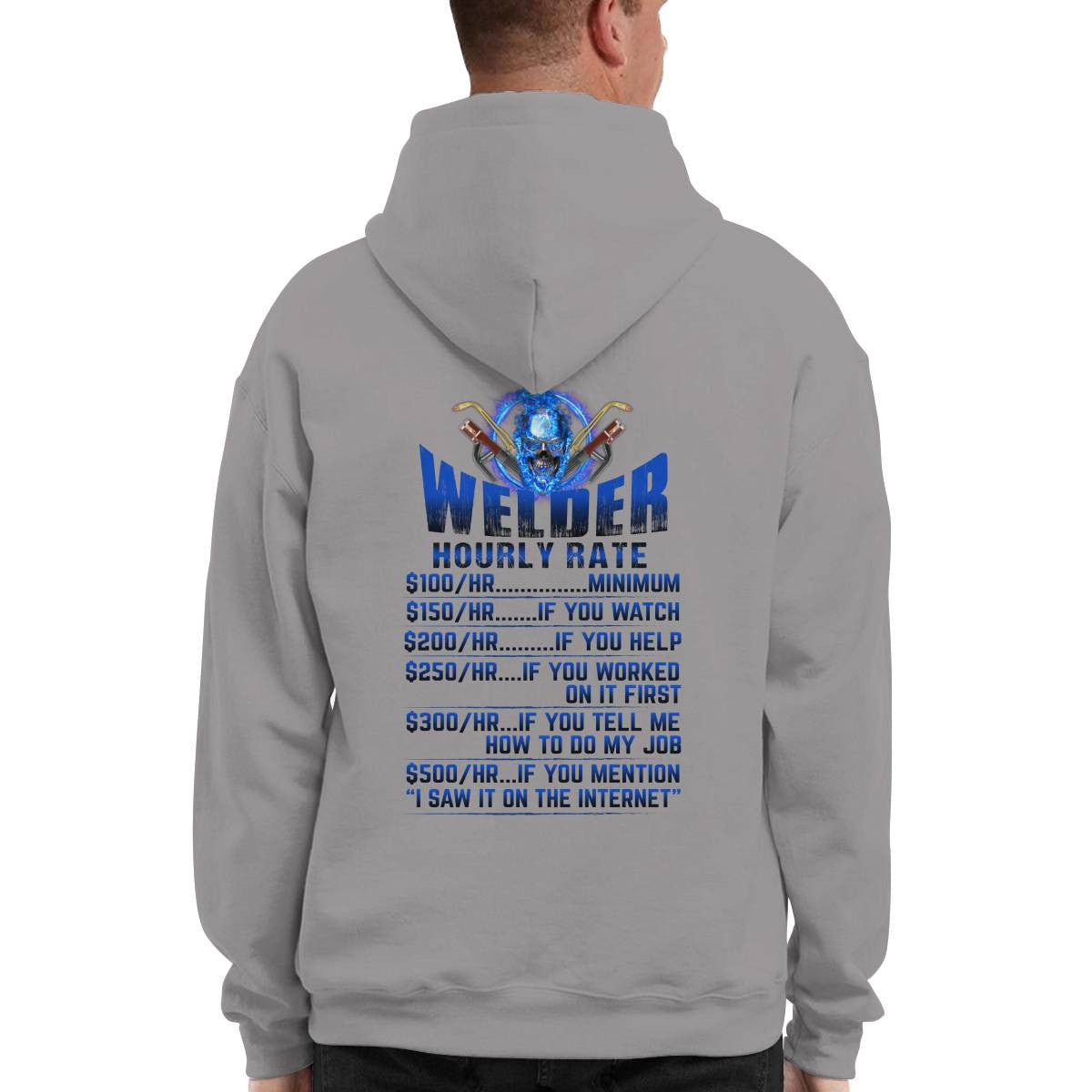 Awesome Hourly Welder Rate-Hoodie - grunx260804-0193