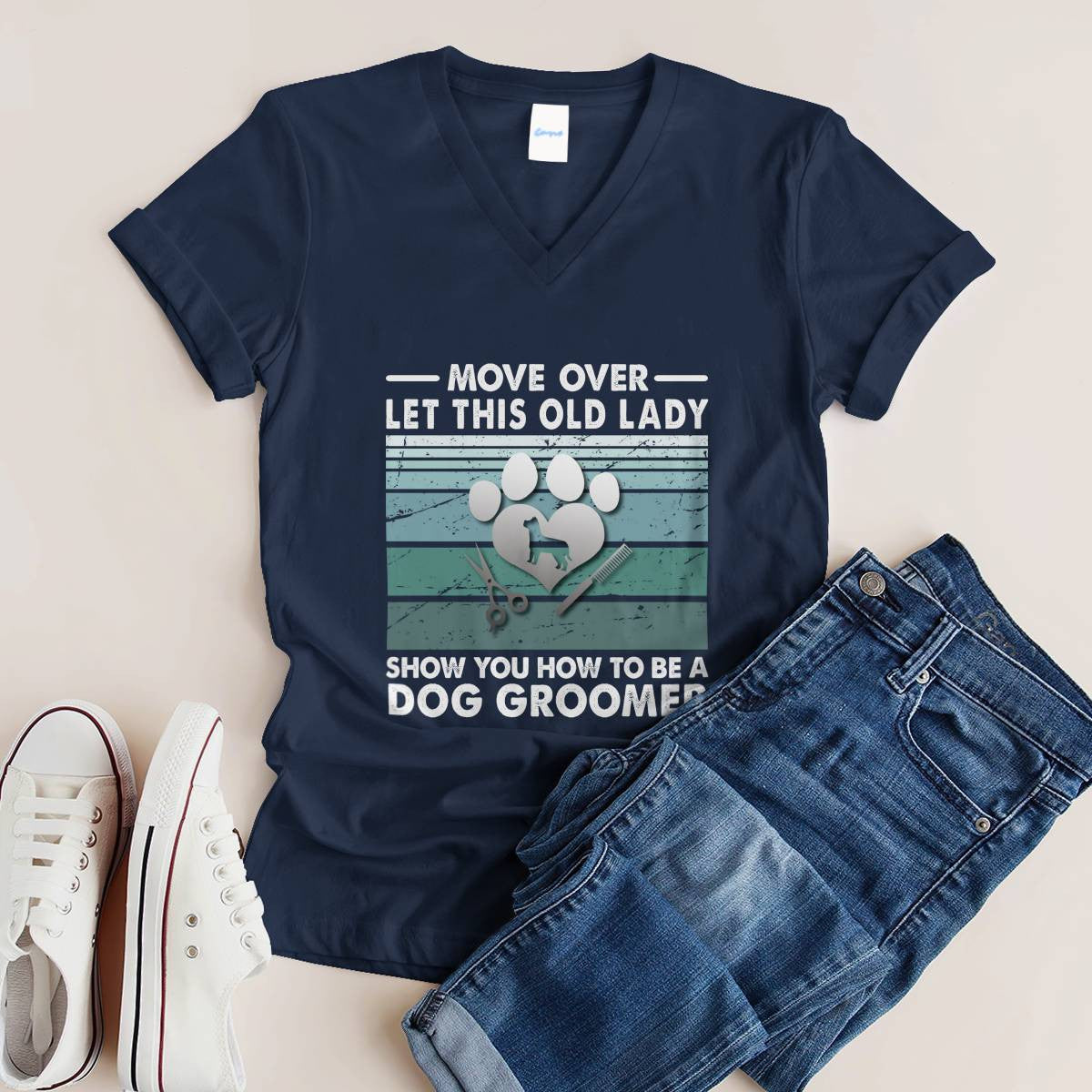 Awesome Dog Groomer-T-Shirt - grunx260804-0035