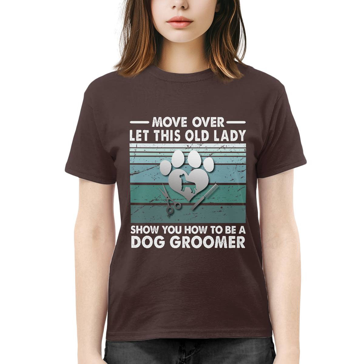 Awesome Dog Groomer-T-Shirt - grunx260804-0035