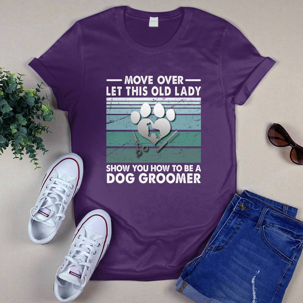 Awesome Dog Groomer-T-Shirt - grunx260804-0035