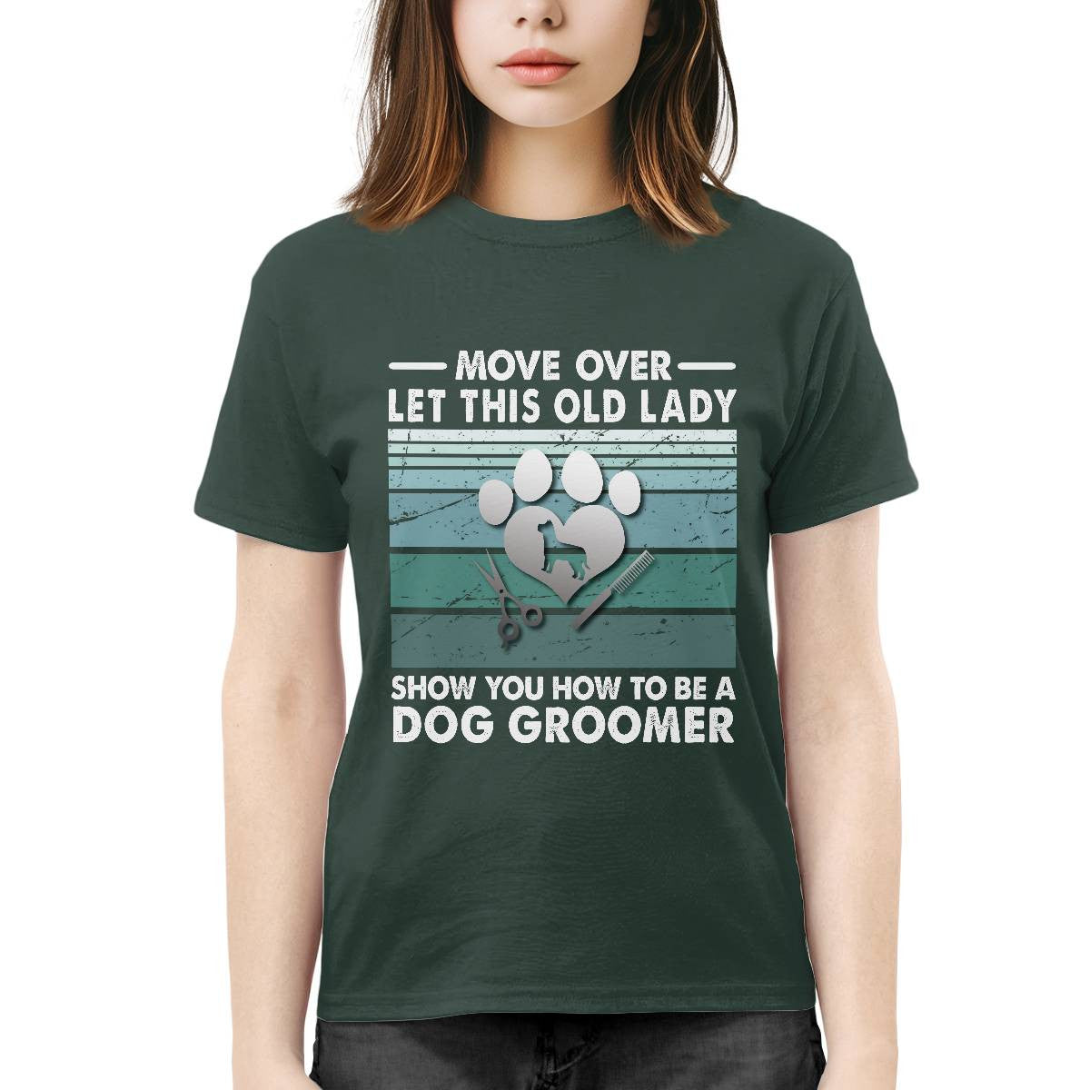 Awesome Dog Groomer-T-Shirt - grunx260804-0035
