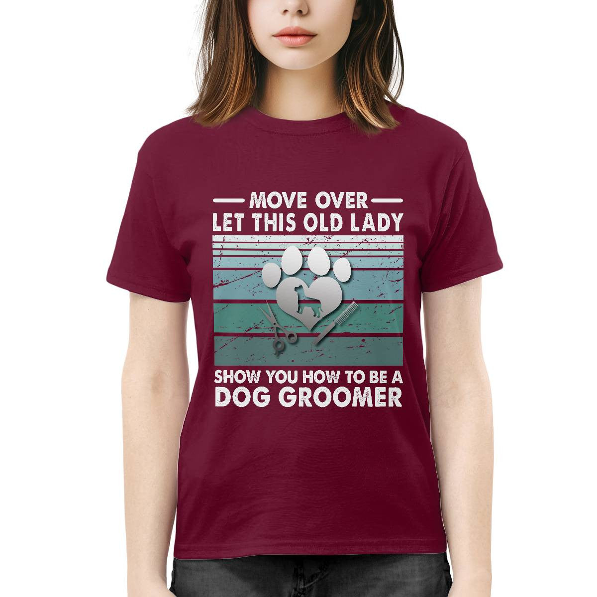 Awesome Dog Groomer-T-Shirt - grunx260804-0035