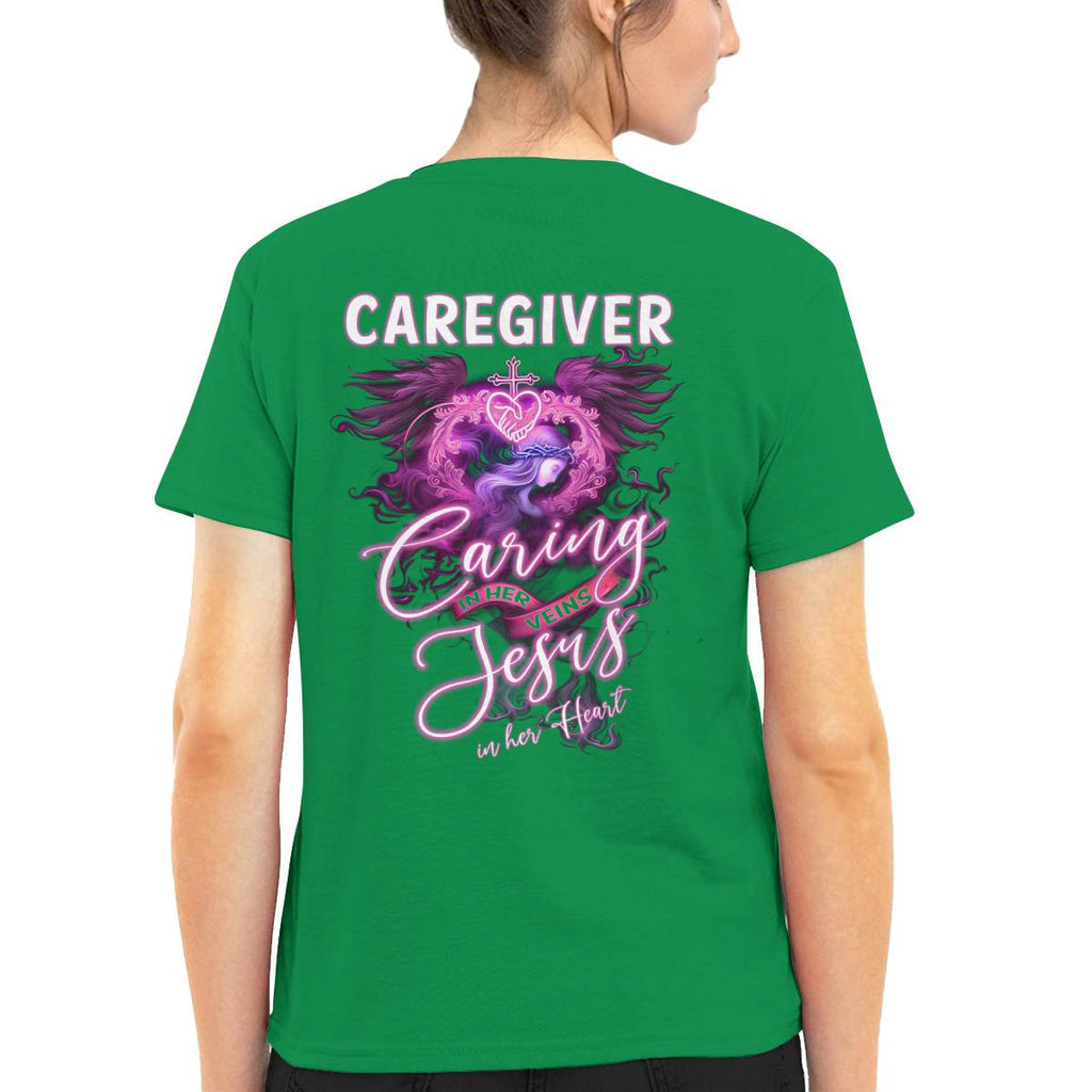 Awesome Caregiver-T-shirt-#F040724HERVEN1BCAREZ8