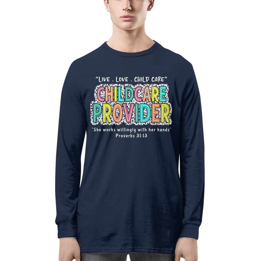 Awesome Childcare Provider-T-shirt-#F160724WILINY4FCHPRZ4