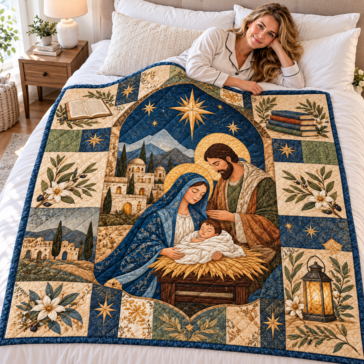 Starry Night Family Quilt