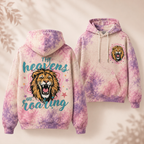 The Heavens Are Roaring Retro Lion Hoodie