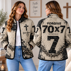 Personalized Forgive 70x7 Quilted Jacket