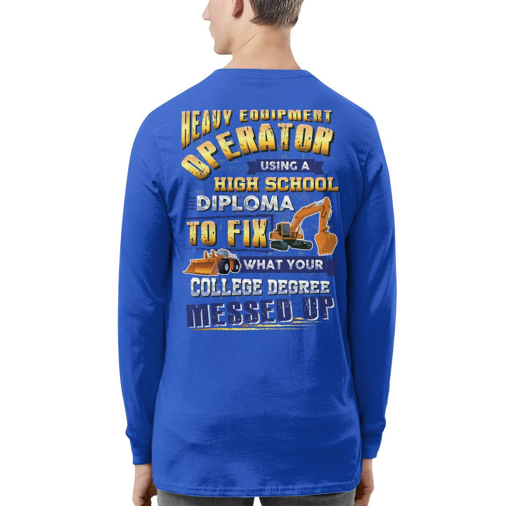 Awesome Heavy Equipment Operator-T-shirt - grunx260804-0186