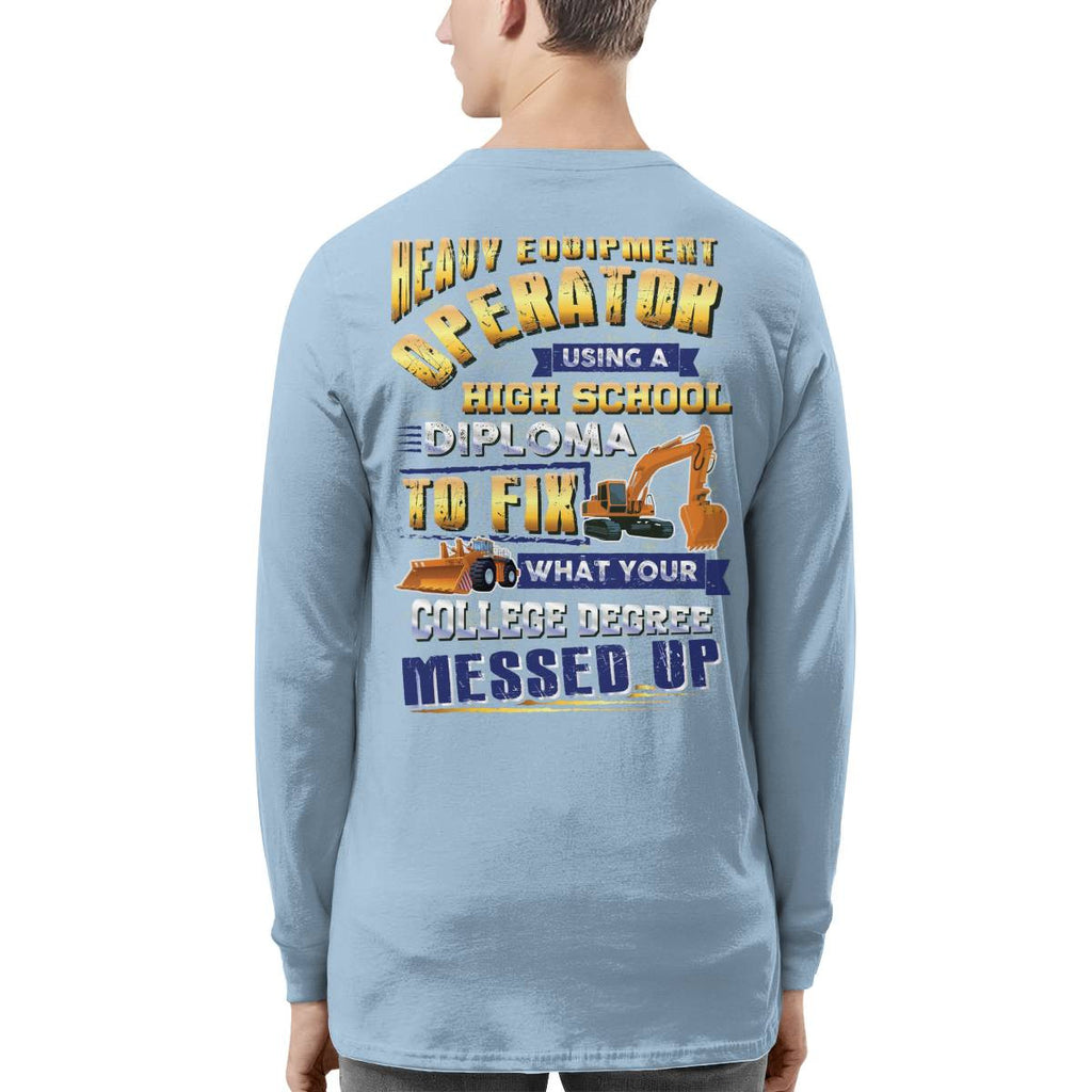 Awesome Heavy Equipment Operator-T-shirt - grunx260804-0186