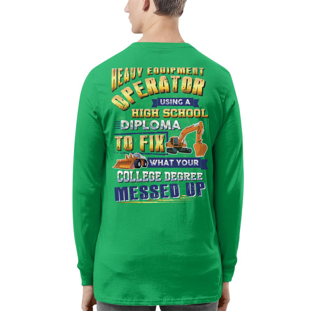 Awesome Heavy Equipment Operator-T-shirt - grunx260804-0186