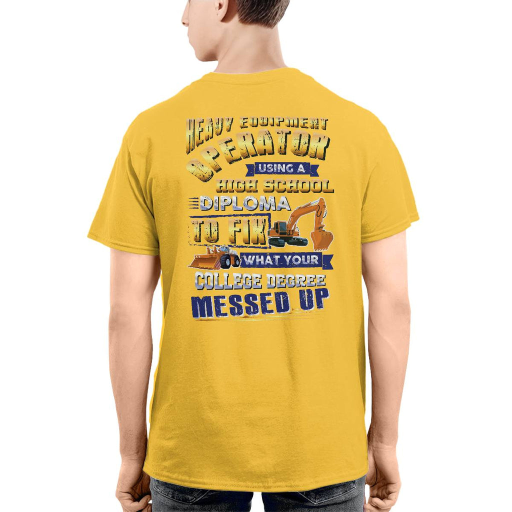 Awesome Heavy Equipment Operator-T-shirt - grunx260804-0186