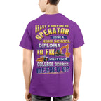 Awesome Heavy Equipment Operator-T-shirt - grunx260804-0186