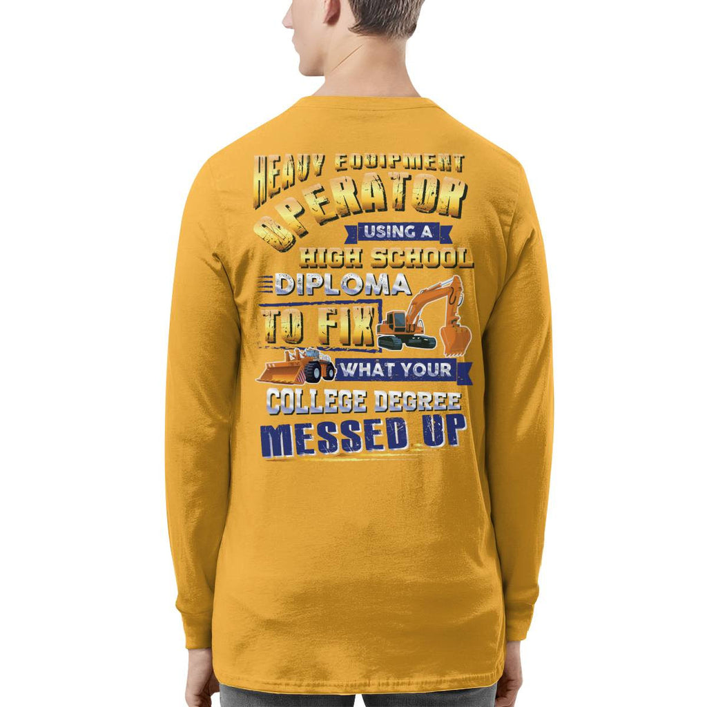 Awesome Heavy Equipment Operator-T-shirt - grunx260804-0186