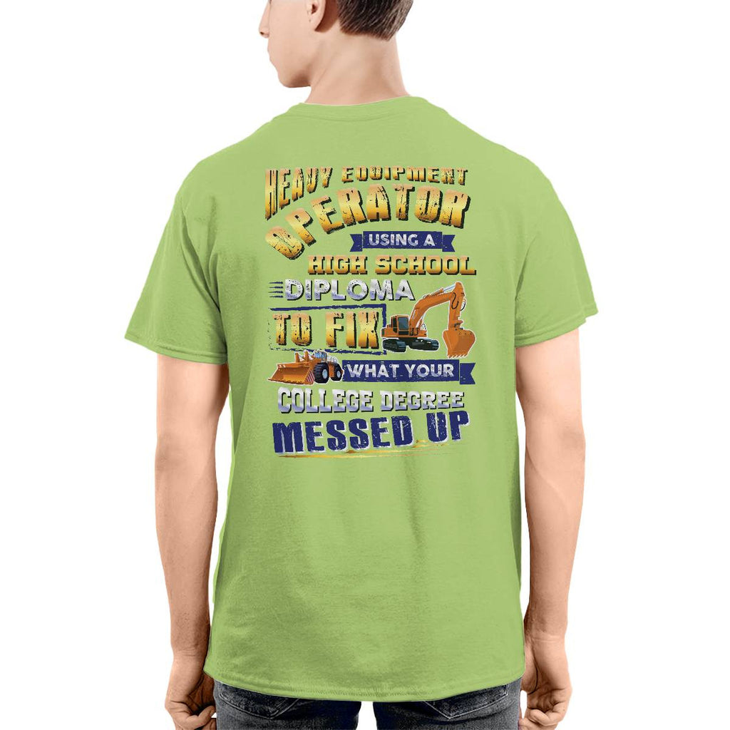 Awesome Heavy Equipment Operator-T-shirt - grunx260804-0186