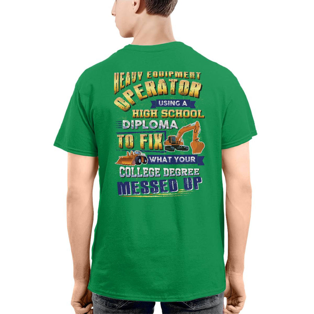 Awesome Heavy Equipment Operator-T-shirt - grunx260804-0186