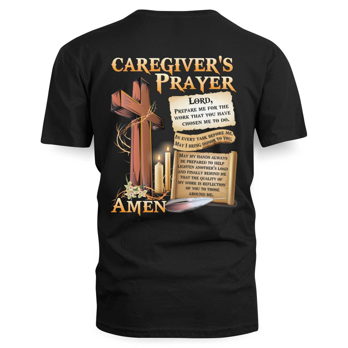 Awesome Caregiver's Prayer-Hoodie-#F061124EVTAS1BCAREZ4