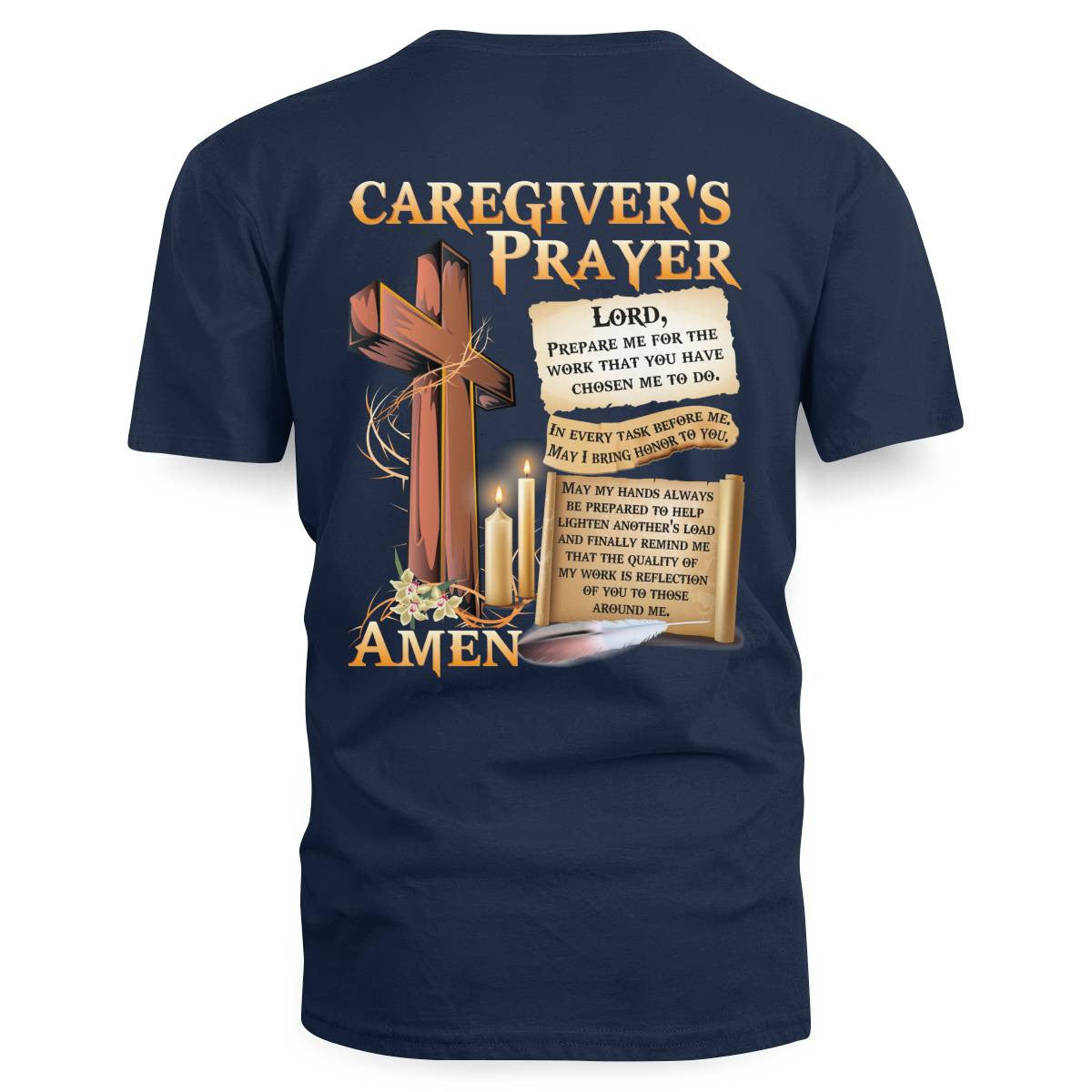 Awesome Caregiver's Prayer-Hoodie-#F061124EVTAS1BCAREZ4