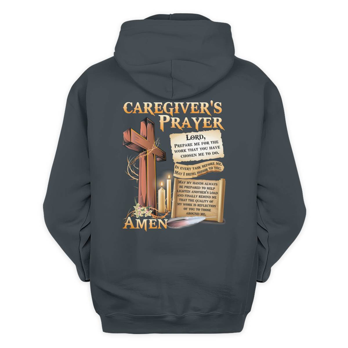 Awesome Caregiver's Prayer-Hoodie-#F061124EVTAS1BCAREZ4